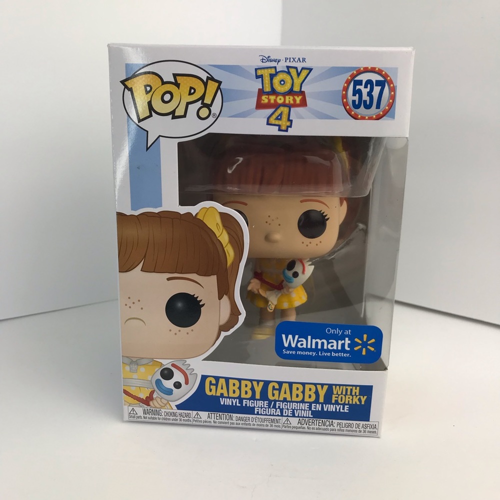 Funko Pop #537 Disney Toy Story 4 Gabby Gabby with Forky Walmart Exclusive